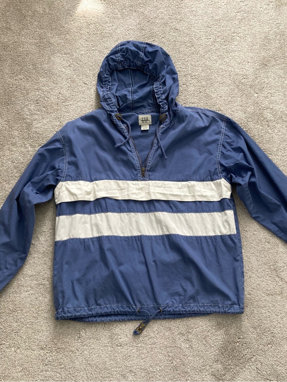 VINTAGE GAP cotton anorak made in Hong Kong